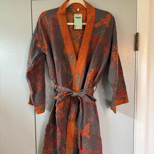 OwnKoti Cotton Gauze Bathrobe